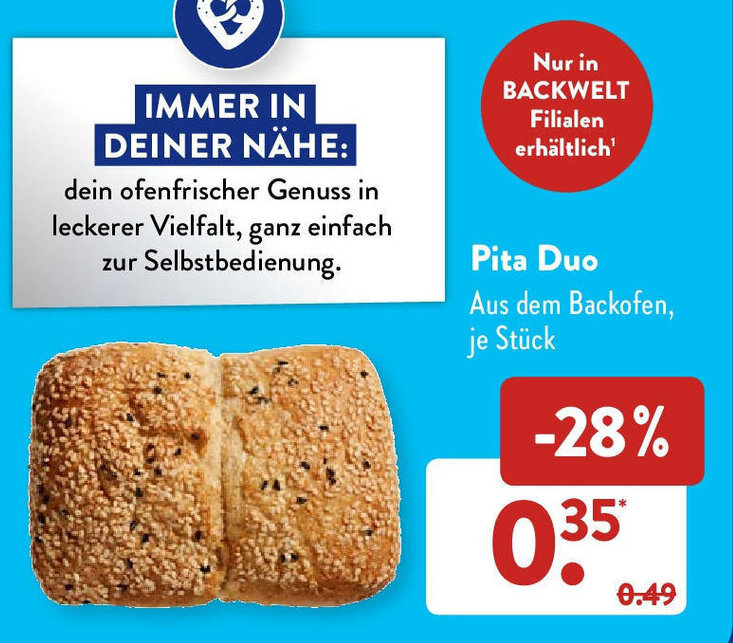Pita Duo Angebot bei Aldi Süd