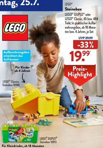 Aldi Süd Lego Steinebox Angebot