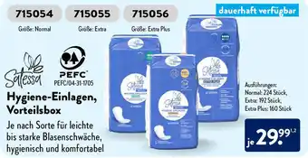 Aldi Süd Hygiene Einlagen, Vorteilsbox Angebot