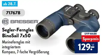 Aldi Süd Bresser Segler Fernglas BinoSail 7x50 Angebot