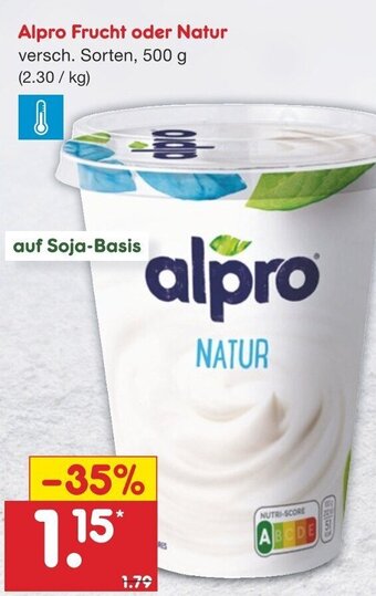 Netto Marken-Discount Alpro Frucht oder Natur 500 g Angebot