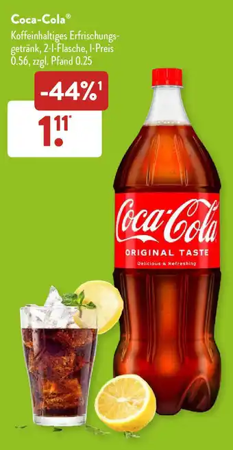 Aldi Süd Coca-Cola 2 L Flasche Angebot