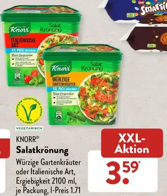 Aldi Süd Knorr Salatkrönung Angebot