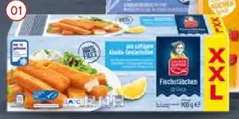 Aldi Nord Golden Seafood Fischstäbchen XXL 900 g Packung Angebot