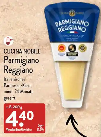 Aldi Nord Cucina Nobile Parmigiano Reggiano Angebot