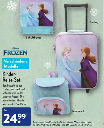 Aldi Nord Disney Frozen Kinder Reise Set Angebot