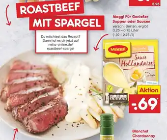 Netto Marken-Discount Maggi für Genieẞer Suppen oder Saucen Angebot