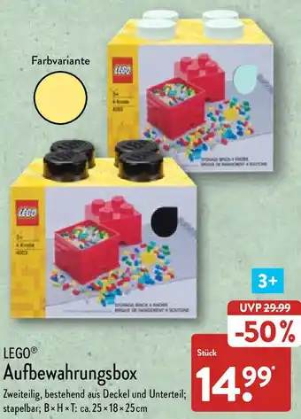 Aldi Nord Lego Aufbewahrungsbox Angebot