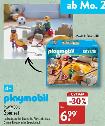 Aldi Nord playmobil Spielset Angebot