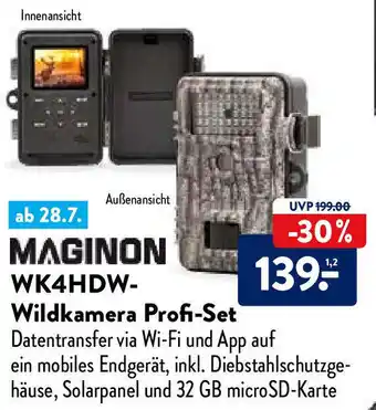 Aldi Nord Maginon WK4HDW-Wildkamera Profi Set Angebot