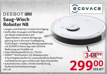 Selgros Ecovacs Saug- u. Wischroboter Deebot N8 Angebot