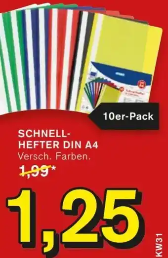 KODi Schnellhefter DIN A4, 10er Pack Angebot