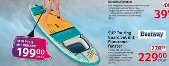 Selgros Bestway SUP Touring Board Set mit Panoramafenster Angebot