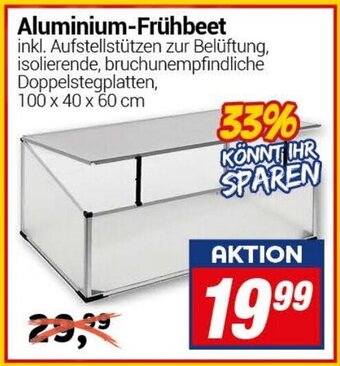 CENTERSHOP Aluminium Frühbeet Angebot