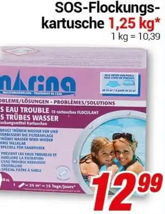 CENTERSHOP Marina SOS Flockungskartusche 1,25 kg Angebot