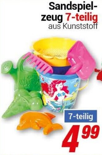 CENTERSHOP Sandspielzeug 7 teilig Angebot