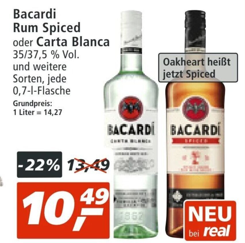 Alle Bacardi Angebote Entdecken Sie das günstigste Bacardi Angebot!