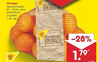 Netto Marken-Discount Orangen 2 kg Angebot