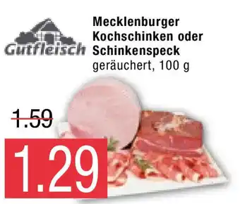 Marktkauf Mecklenburger Kochschinken oder Schinkenspeck 100 g Angebot