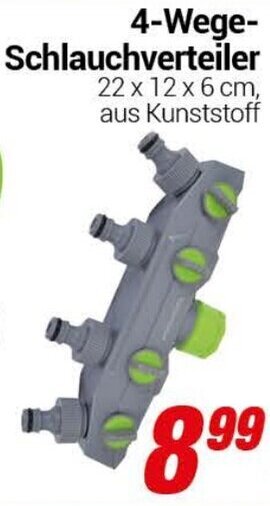CENTERSHOP 4 Wege Schlauchverteiler Angebot