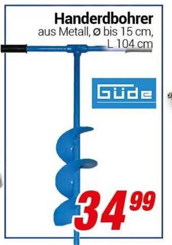 CENTERSHOP Güde Handerdbohrer Angebot
