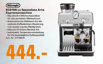 Saturn Dëlonghi ec9155 la specialista arte espressomaschine Angebot