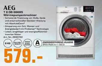 Saturn Aeg t 8 db 66685 wärmepumpentrockner Angebot