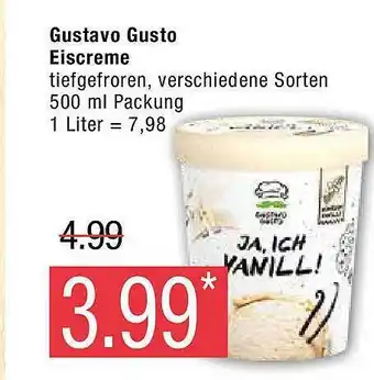 Marktkauf Gustavo gusto eiscreme Angebot