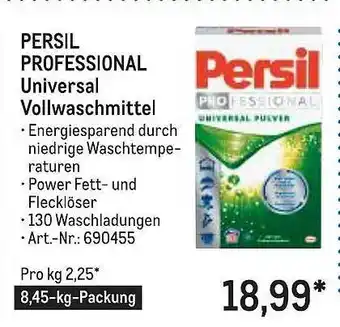 METRO Persil professional universal vollwaschmittel Angebot