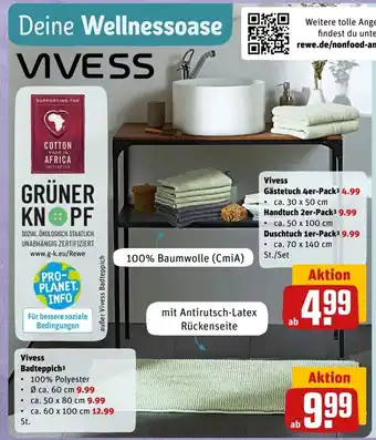 REWE Vivess Gastetuch 4st Angebot