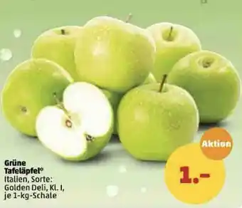 PENNY Grüne Tafeläpfel 1 kg Schale Angebot