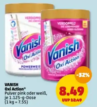 PENNY Vanish Oxi Action 1.125 g Dose Angebot