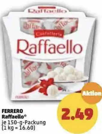 PENNY Ferrero Raffaello 150 g Packung Angebot