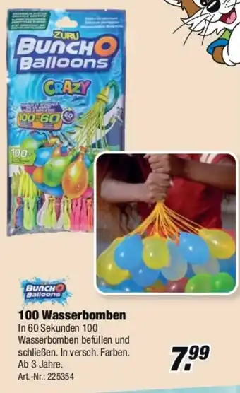 Rofu Kinderland Bunch Balloons 100 Wasserbomben Angebot