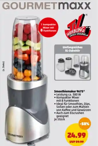 PENNY Gourmetmaxx Smoothiemaker 9675 Angebot