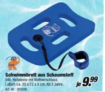 Rofu Kinderland Schwimmbrett aus Schaumstoff Angebot