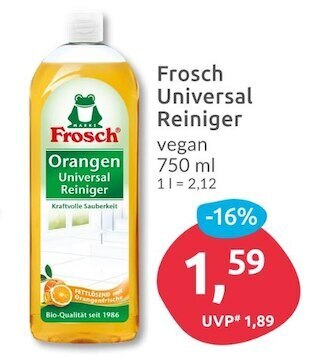Budni Frosch universal reiniger Angebot