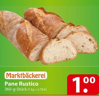 Famila Nord Ost Marktbäckerei pane rustico Angebot