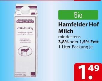 Famila Nord Ost Hamfelder hof milch Angebot