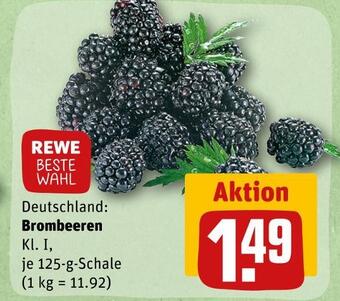 REWE Rewe beste wahl brombeeren Angebot