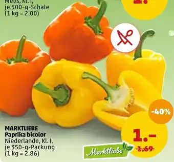 PENNY Marktliebe paprika bicolor Angebot