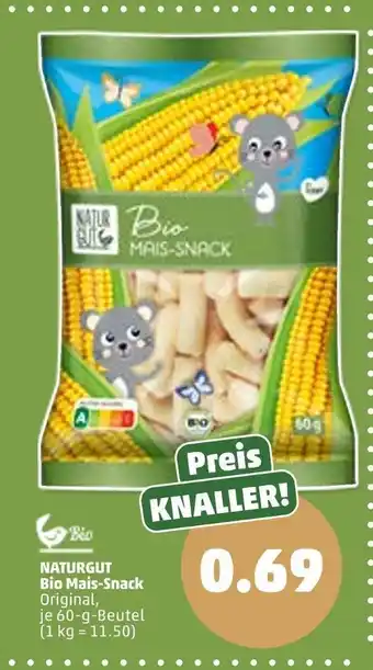 PENNY Naturgut bio mais-snack Angebot