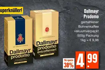 Edeka Dallmayr prodomo gemahlener bohnenkaffee Angebot