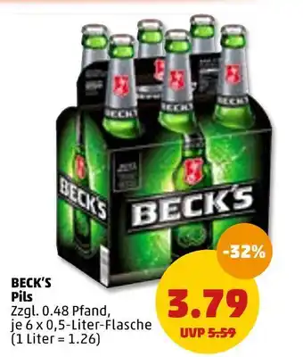 PENNY Beck’s pils Angebot