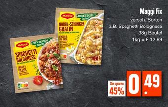 Edeka Maggi maggi fix Angebot