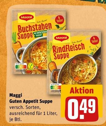 REWE Maggi guten appetit suppe Angebot