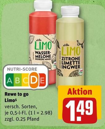 REWE Rewe to go limo Angebot