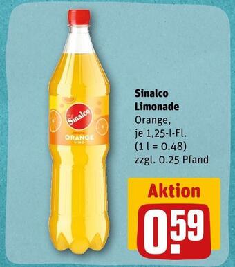 REWE Sinalco limonade Angebot
