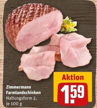 REWE Zimmermann farmlandschinken Angebot