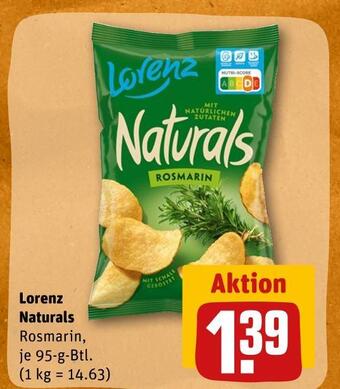 REWE Lorenz naturals chips Angebot